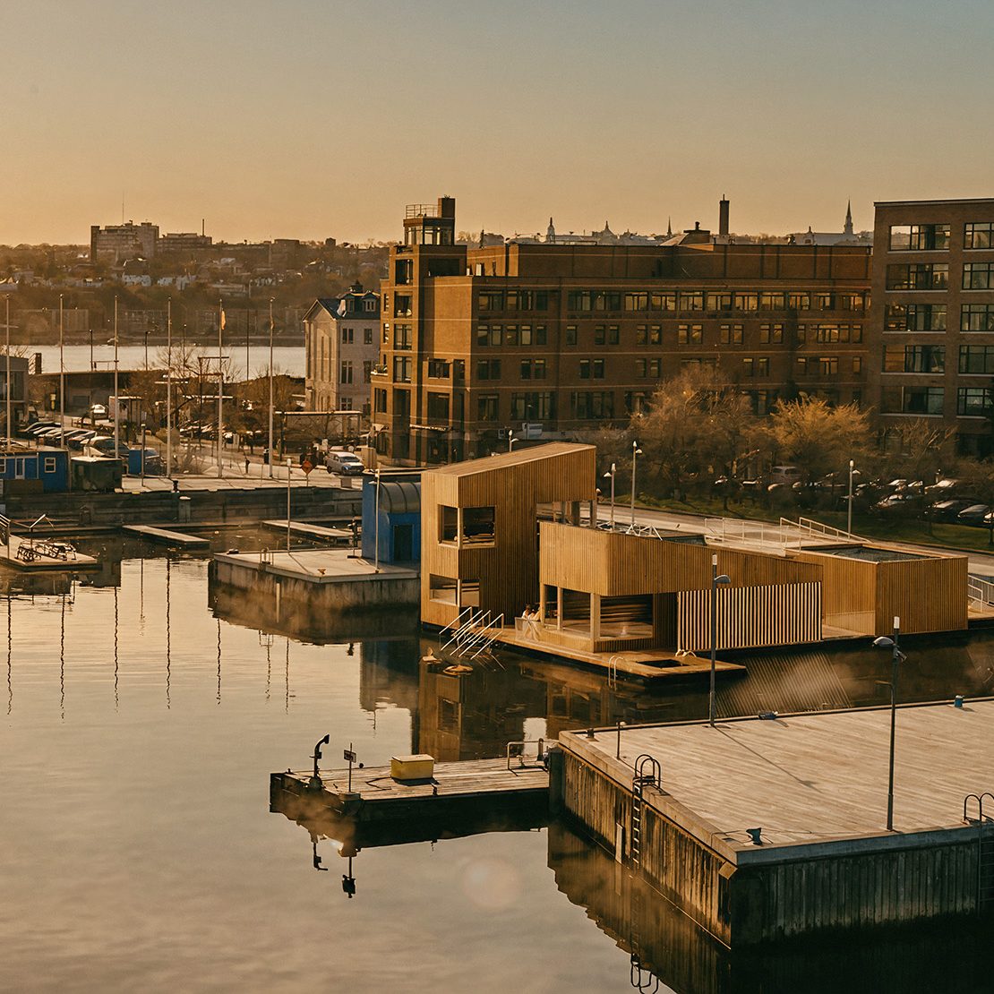 Une expérience sauna au bassin Louise avec Solstice Sauna